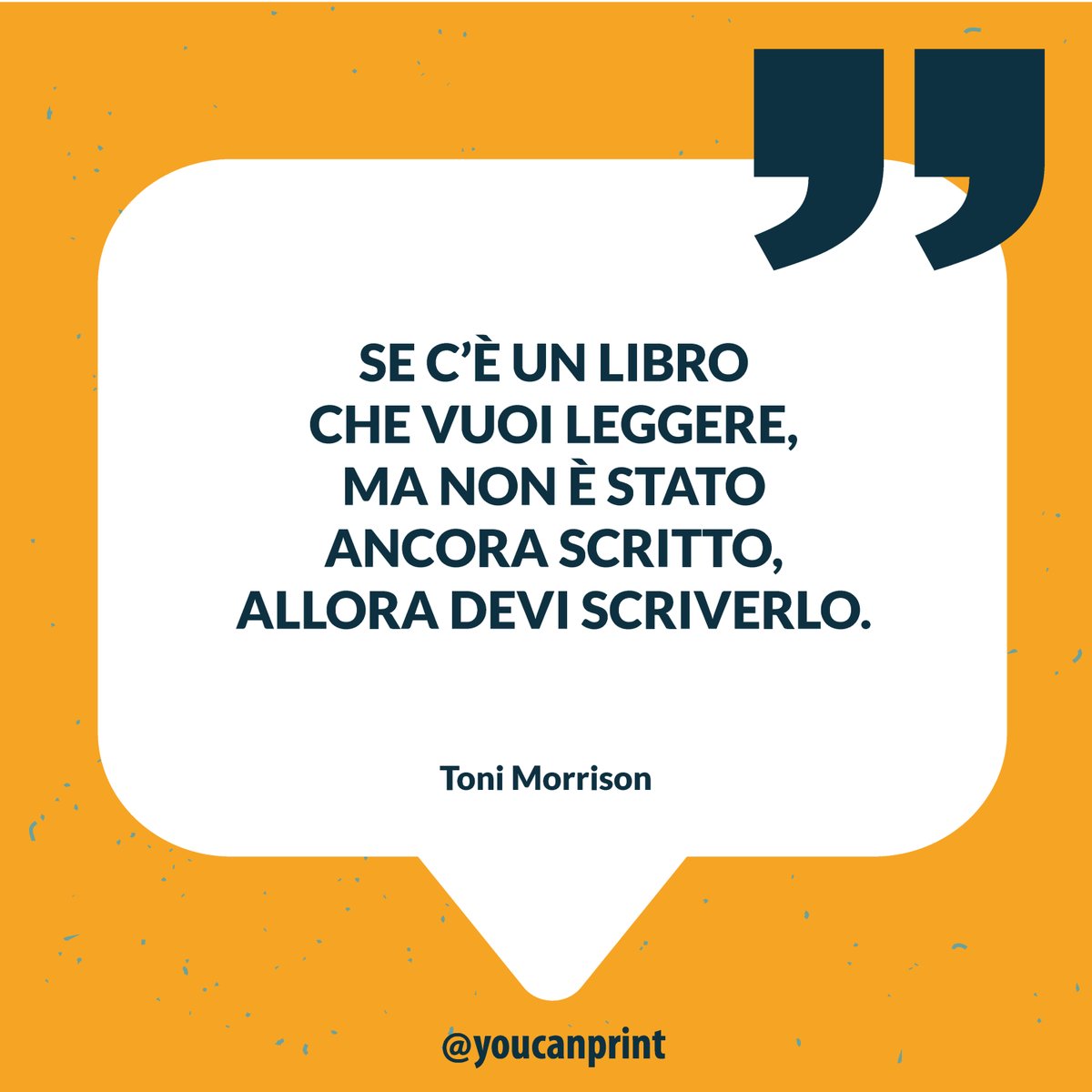 Se senti che manca qualcosa nel mondo della letteratura, forse è proprio perché sta aspettando te🌟

#youcanprint #aforismifamosi #frasedelgiorno #aforismiletterari #bookquotes