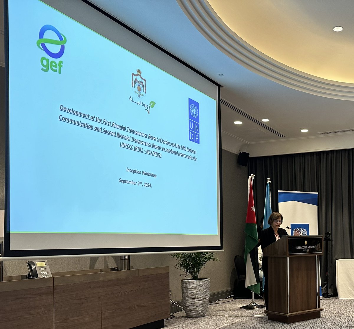 RubaAjjour's tweet photo. Happing now:
The inception workshop of the “ Development of the BTR1 and the NC5 & Second BTR as combined report under the
#UNFCCC”
Under the patronage of HE the minister and Eng Assi- RSS Vice President and UNDP country representative Ms Randa
#UNDP #MoEnv #RSS https://t.co/fNcYn64R6G