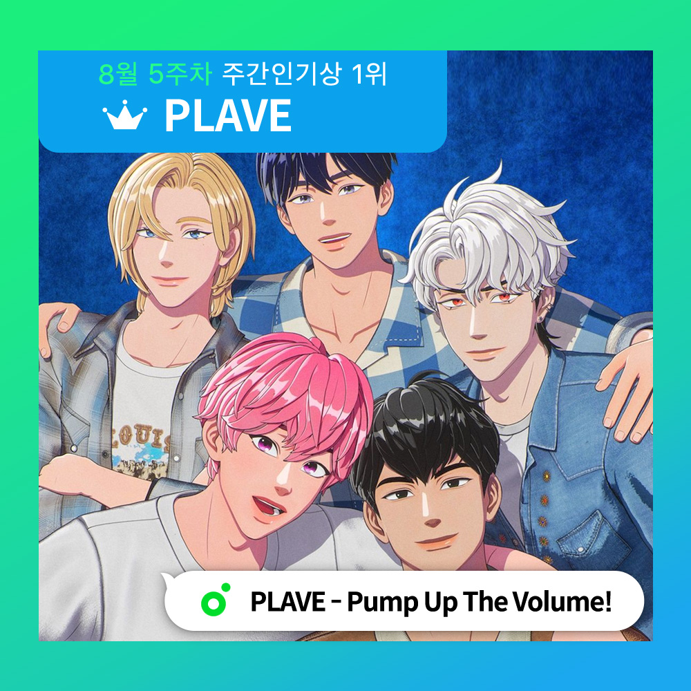 melon's tweet photo. 🏆8월 5주차 ‘멜론 #주간인기상’ 🏆

나이스다 나이스요 나이스삐-🧡
#PLAVE 의 #Pump_Up_The_Volume 📻
첫 번째 수상을 축하드립니다~🎉

🔗이번 주도 수상 도전
https://t.co/6xx5UOrWbk

아티스트에게 실물 트로피가 전달될 예정입니다.

#플레이브 @plave_official https://t.co/nF3by5v8iT