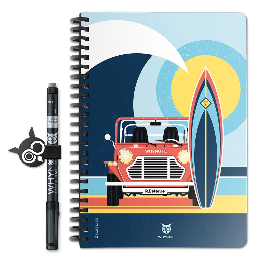 DelerueRaphael's tweet photo. Un bloc-notes réutilisable .
Collaboration @whynote_book X Raphaël Delerue
Édition limitée : Disponible uniquement durant le mois de Septembre.
Decliné en format A5, pocket et combo pack.
Ici : https://t.co/lhl70DHs2O https://t.co/5LVbstdxmy