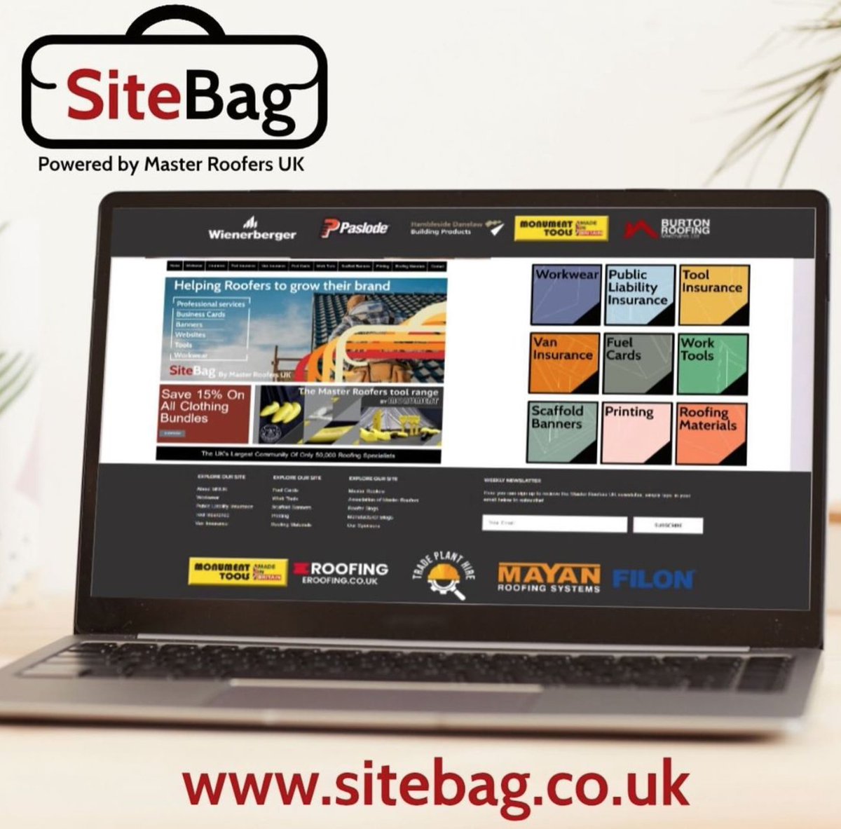 Sitebag, powered by Master Roofers.

Helping roofers to grow their brand.

Visit the website and discover all the different services we offer.

sitebag.co.uk

#website #sitebag #roofers #growyourbrand #roofershelpingroofers #roofcommunity