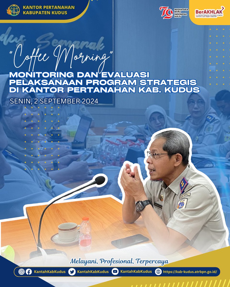KANTAHKABKUDUS's tweet image. Halo #SobATRBPN, Menteri ATR/Kepala BPN, Agus Harimurti Yudhoyono (AHY) mewisuda 702 Taruna/Taruni Sekolah Tinggi Pertanahan Nasional (STPN), Yogyakarta.

Selengkapnya ada pada video berikut ya Sob ☝🏻

#TuntasdanBangkit
#MenujuIndonesiaLengkap
#ATRBPNKiniLebihBaik