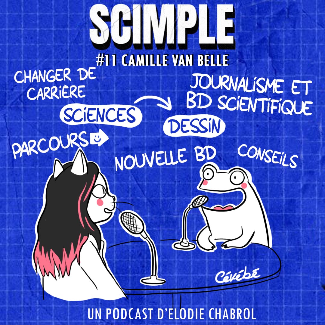 🎙️Nouvel épisode de Scimple avec Camille Van Belle journaliste scientifique et dessinatrice ✏️✨️

🔥 Son parcours, son travail, sa nouvelle BD : elle nous raconte TOUT 

🎧Youtube youtu.be/mJamc44oiGg?si…
🎧Plateformes audio 
smartlink.ausha.co/scimple/11-cam…

Bonne écoute !