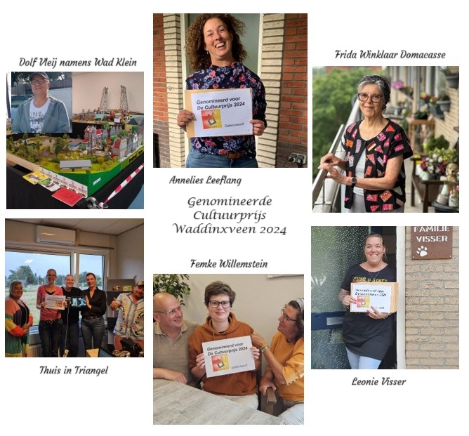 Vrijdag 6 september uitreiking van de cultuurprijs in cultuurhuys De Kroon in Waddinxveen
Inloop: 15.45 uur. 

#wadcultureel #cultuurprijs #waddinxveen #cultuurhuysdekroon #komook #toeganggratis