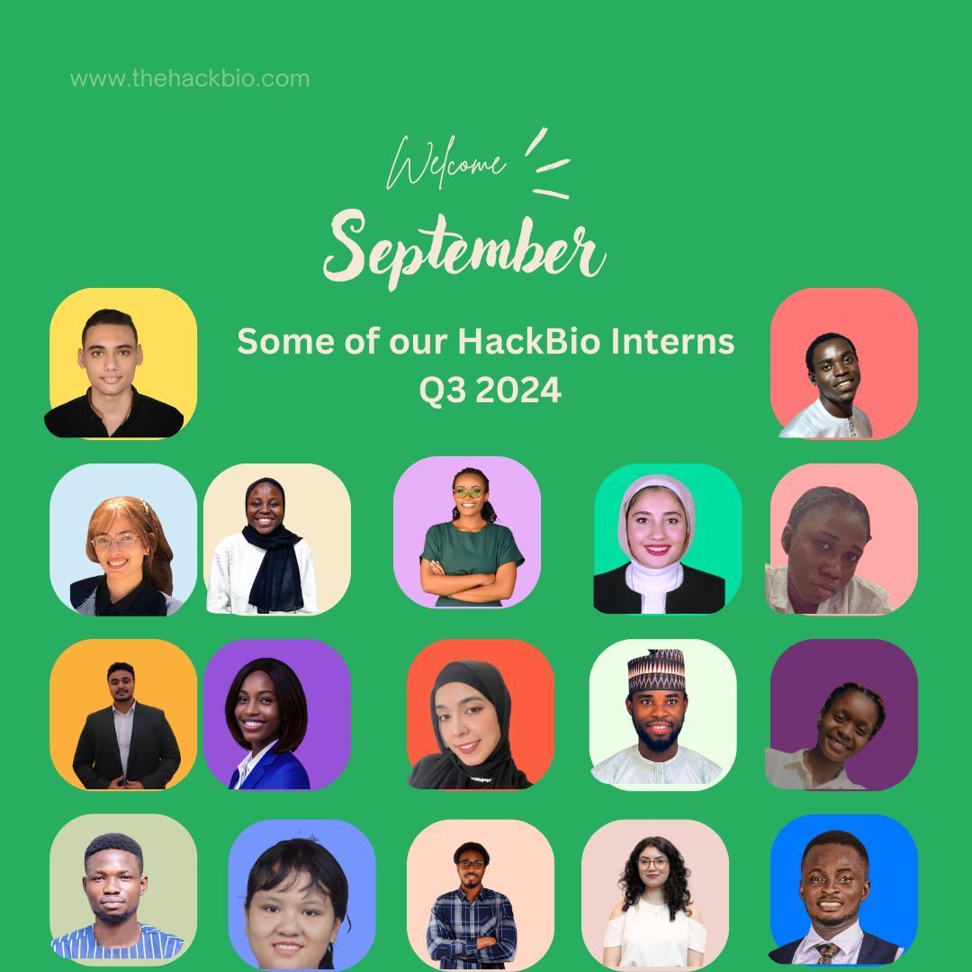 TheHackbio's tweet image. At HackBio, we started the month with a bang! From the enlightening and inspiring keynote speech from Ruth Chigbo at on our Onboarding session yesterday to the official onboarding of over 200 Interns, what a great way to start the month!

Happy new month!
