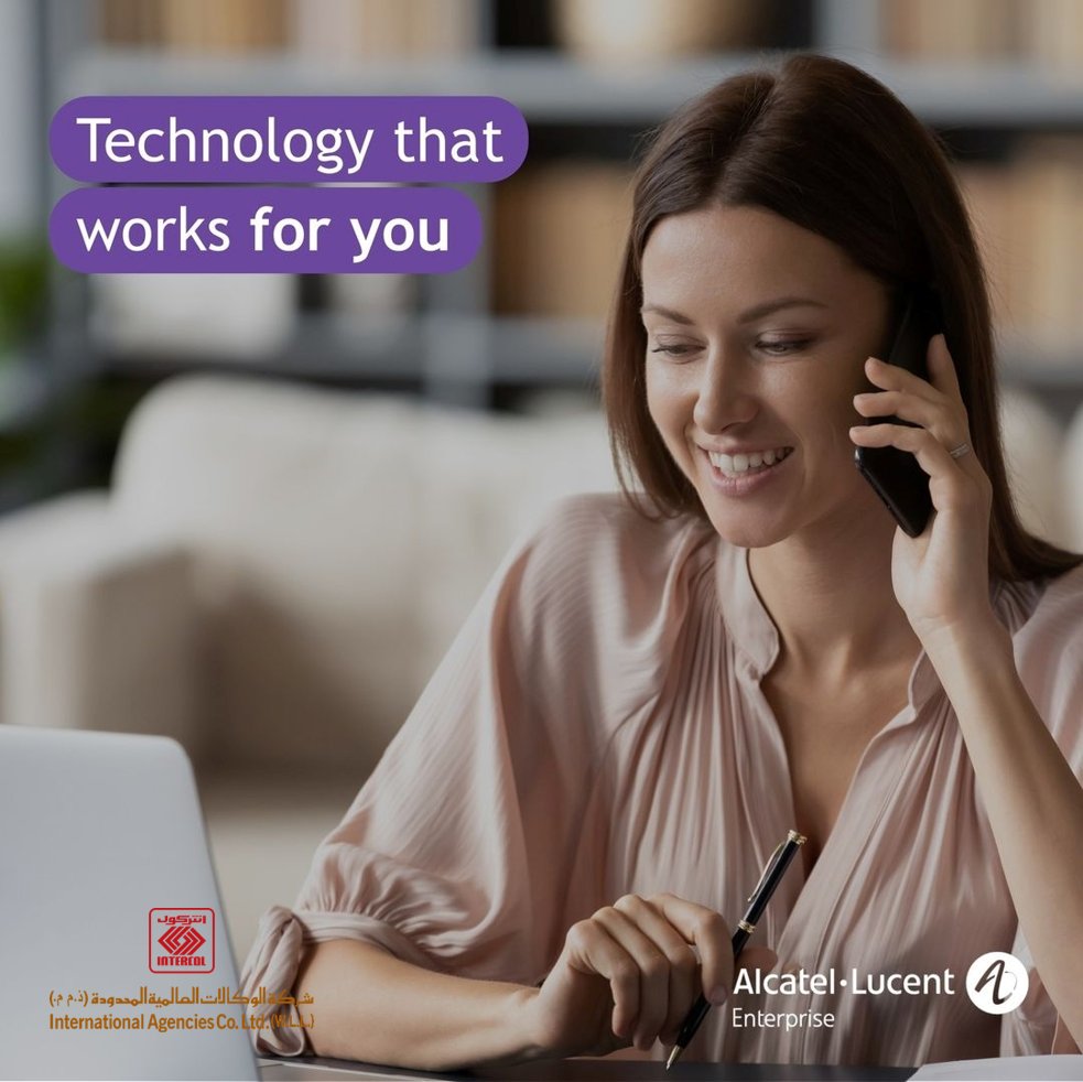 elecs_intercol's tweet photo. #Alcatel_Lucent Enterprise is proud to make technology personal.
Whether you choose to work in the #Cloud, on-premises, or hybrid - our range of powerful #Connectivity solutions are tailored to help businesses across multiple industries succeed.
T. 17727177 #intercol #Bahrain https://t.co/8AUnnbkzrX