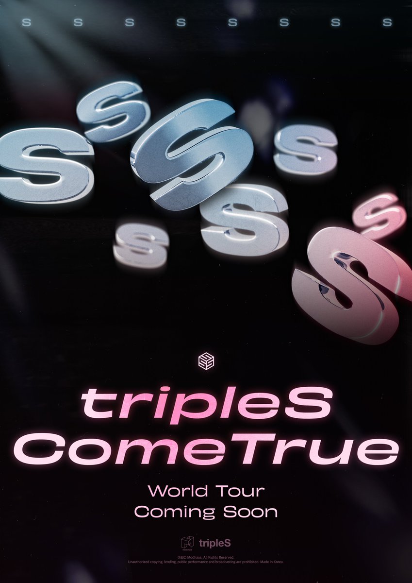 triplescosmos's tweet photo. tripleS World Tour
‘tripleS Come True’
Coming Soon

#tripleS #트리플에스 #トリプルS
#トリプルエス #トエス https://t.co/729teF9WpI