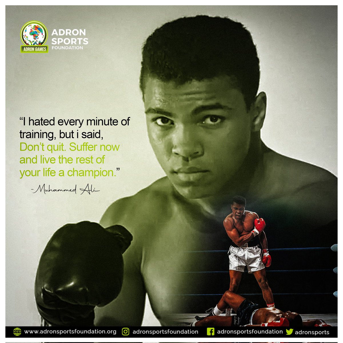 AdronSports's tweet photo. When in doubt, just remember why you started. Dont quit now!

Ready to take the first step? Visit us at:
1st Floor, 5 Funsho Williams Avenue (NNPC Filling Station), Surulere, Lagos

For more information, WhatsApp us at: 08061594375 https://t.co/zosgUI3cl9