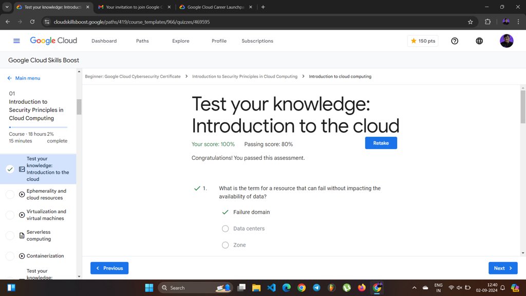 siddharthastwt's tweet image. Started Google Cloud Cybersecurity Certification