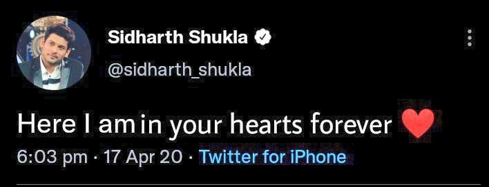 Love you forever #SidharthShukla❤️
Miss you bro…
#SidharthShuklaLivesOn #SidHearts