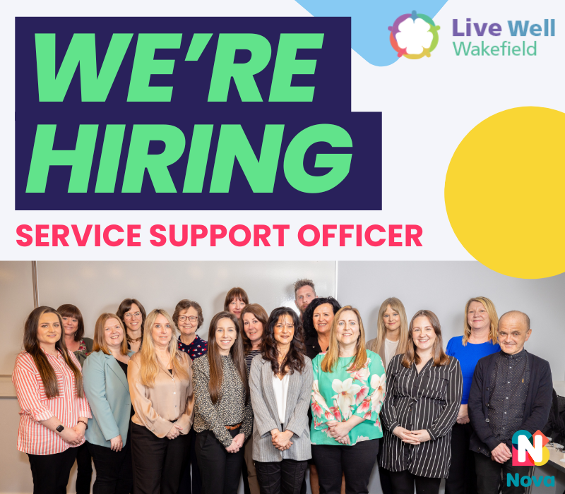 WE'RE RECRUITING 👋

At <a href="/LiveWellWakey/">Live Well Wakefield</a>, you can use your admin skills to make a difference and improve the health &amp; wellbeing of local people!

⭐️ £24,071 per year
⭐ great benefits
⭐️ rewarding job in a friendly team

Apply by 15 September ➡️ nova-wd.org.uk/jobs/service-s…