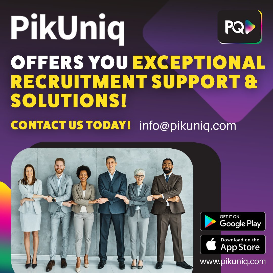 PikUniq's tweet photo. 🔎 Looking for more effective and exciting recruitment tools and solutions? @PikUniq  has you covered!

Ready to find your ideal candidate? Sign up today at https://t.co/bsynkS36mF and experience recruitment made simple! https://t.co/JdcaFSNVfw