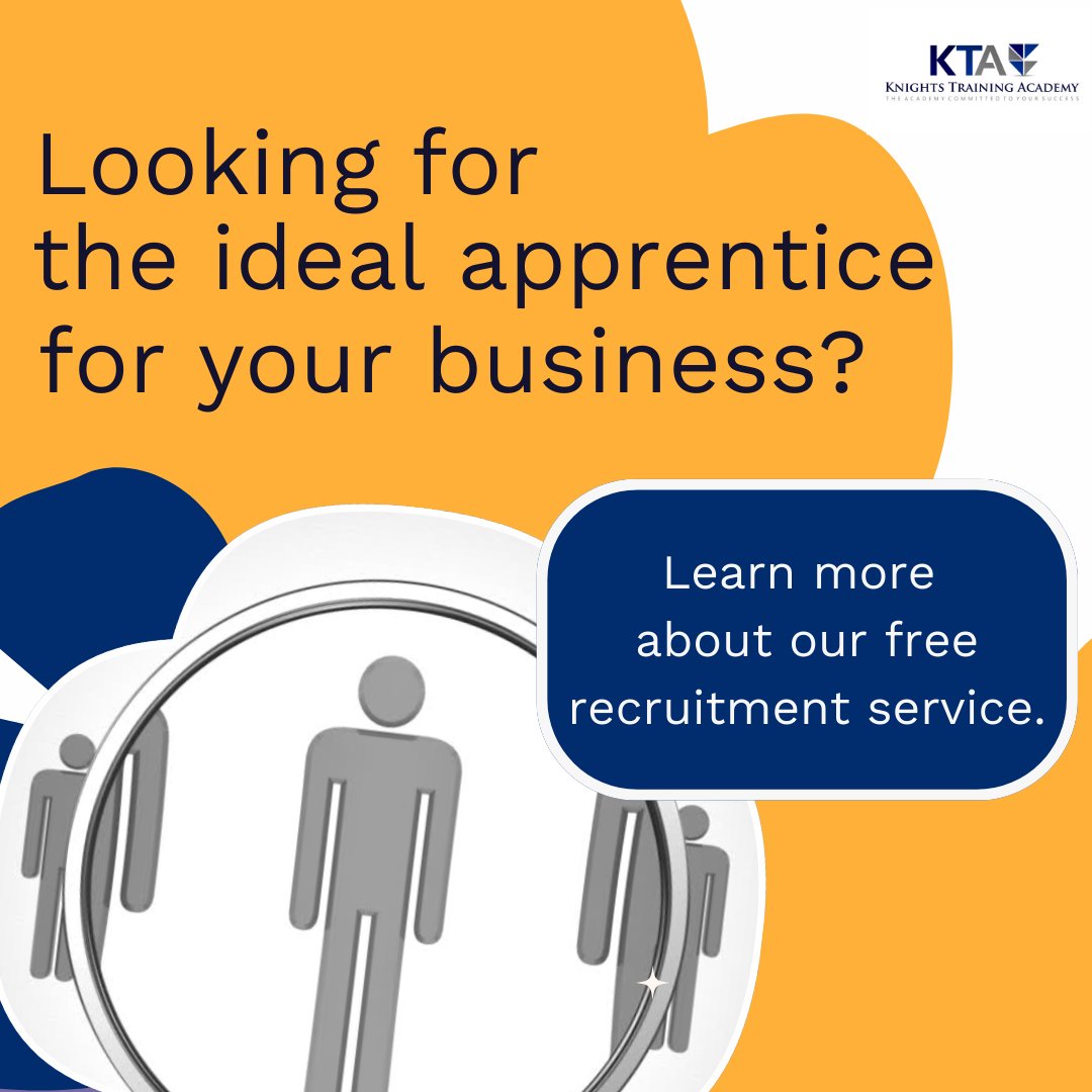 Interested in hiring an apprentice? Check out our free recruitment service. Our team will screen candidates and arrange interviews on your behalf, to save you time, money and stress! Speak to our team today ➡ tinyurl.com/3fecmc3r #Apprenticeships #Apprenticeshiphunt #KTA