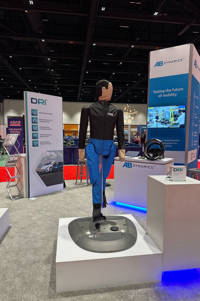 ABDynamics's tweet image. Last week, our US team exhibited at the @avtexpo in San Jose with DRI and VTS 🇺🇸. Thanks to everyone who visited our booth and showed interest in our testing solutions! 🤝 Contact us at info@abdynamics.com for more info or a demo. #AVTExpoCA