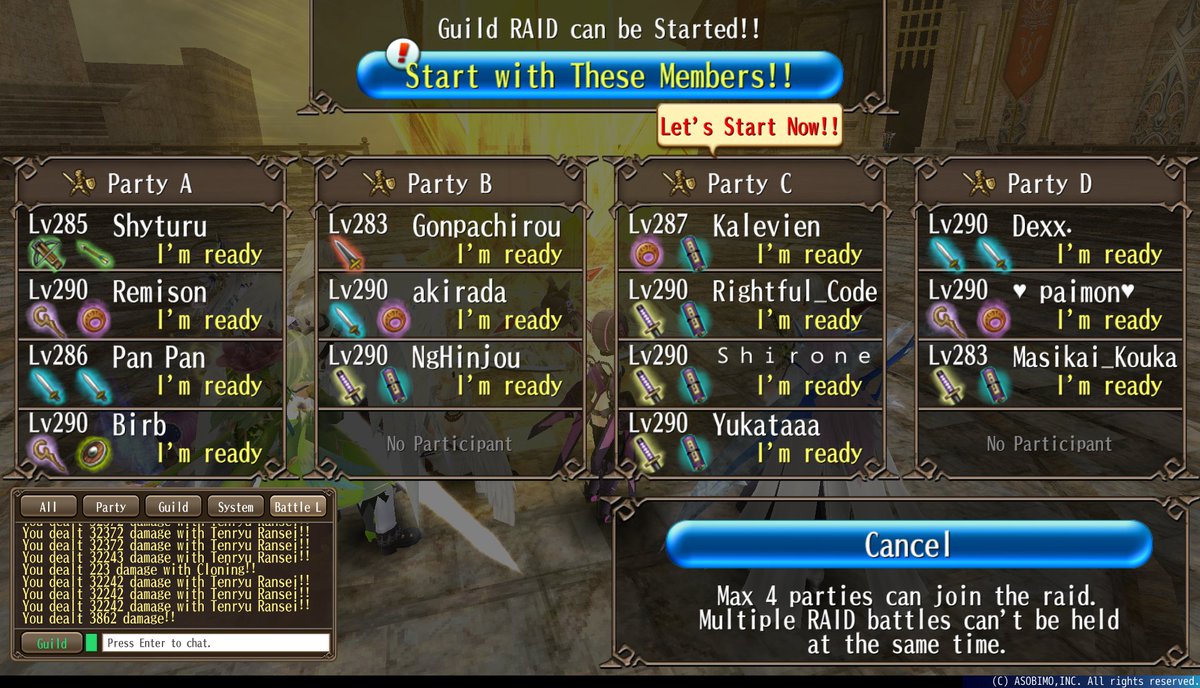 shyturu's tweet photo. Last night Friendzone Guild Raid Everything went well, we beat Chimera and Growler (*•̀ᴗ•́*)و ̑̑
#トーラムオンライン #トーラム #ToramOnline #Toram #bemmo #Friendzone #FriendzoneGuild #Guild #ToramGuildRaid #GuildRaid #MMORPG https://t.co/aiCat8cbf8