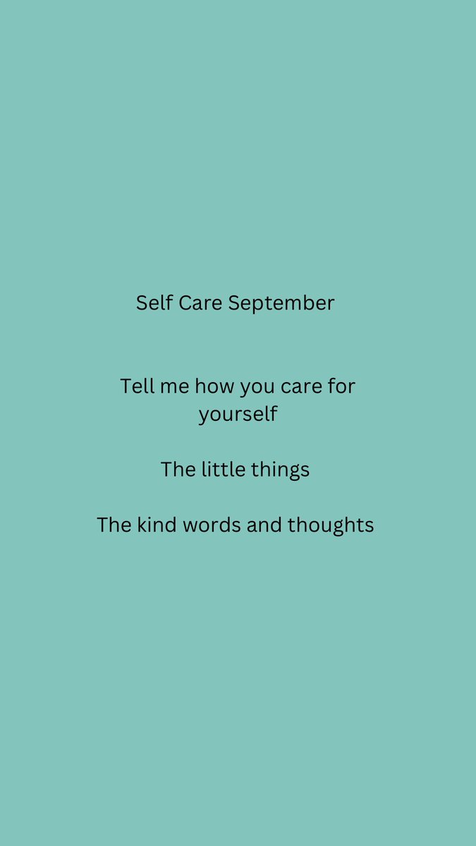 juliates's tweet photo. #SelfCareSeptember 
What can you do? https://t.co/4sTiXbKtrC