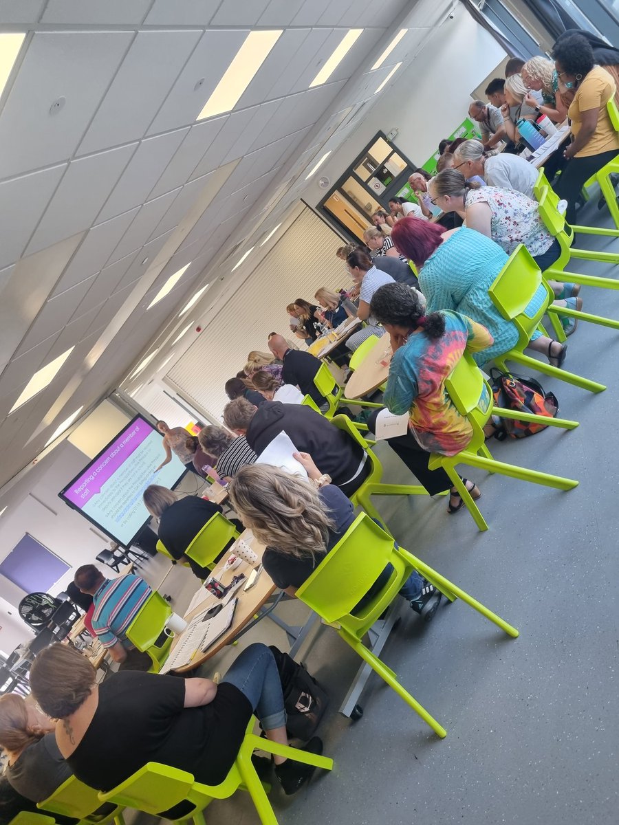 A busy start to our training days! Starting with Safeguarding training led by Sarah Johnson. #WeAreGAT #Safeguardingiseveryonesresponsibility