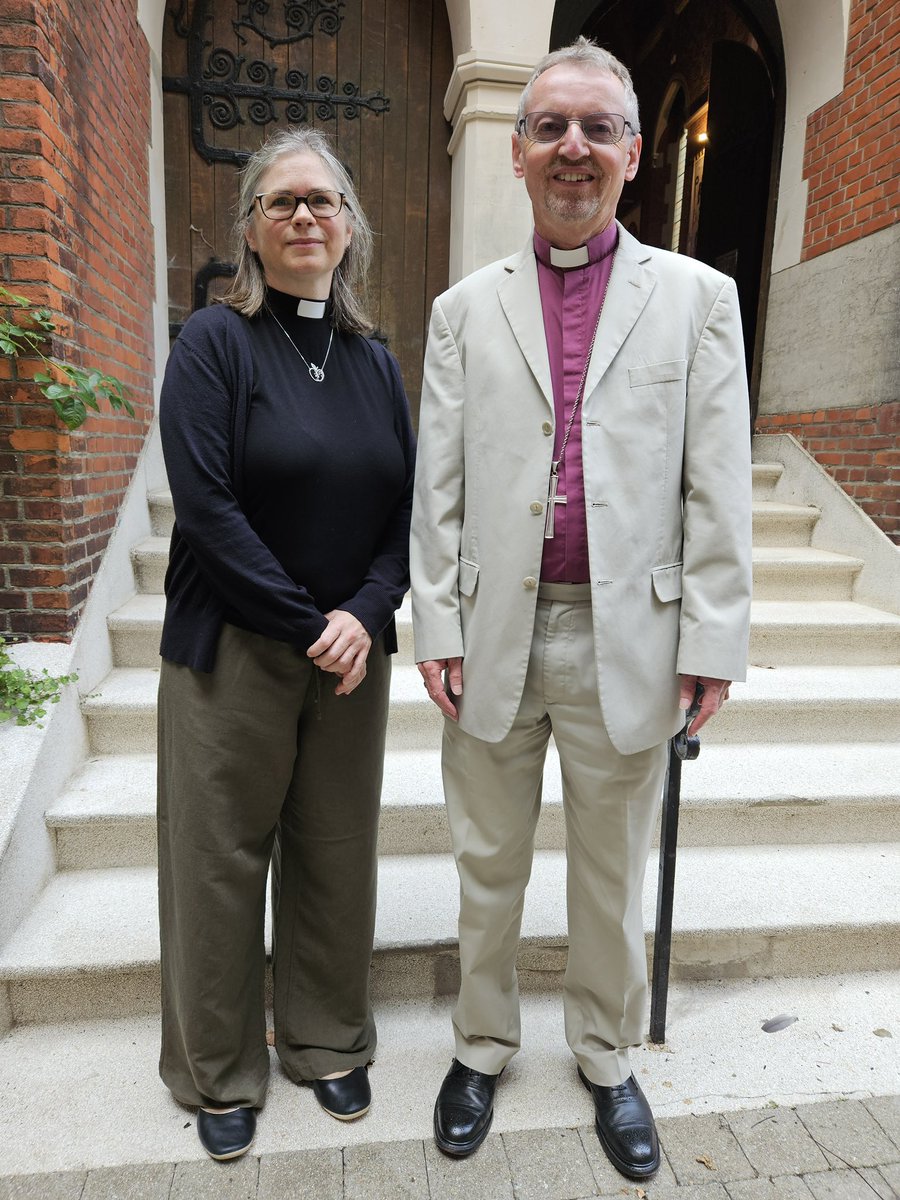 As my first act of the new academic year, I'm delighted to Commission and Licence Evelyn Sweerts as Bishop's Chaplain. Looking forward very much to working with Evelyn as the newest member of our senior diocesan team.
