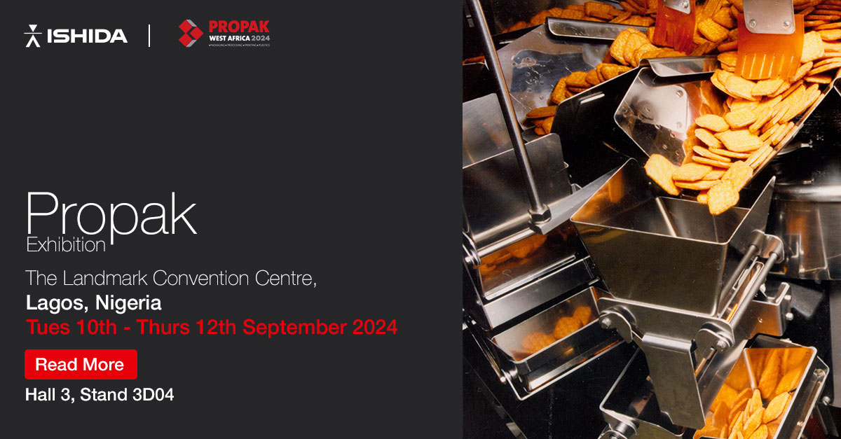 Propak West Africa kicks off next week!

If you are attending the show, come and see us at Stand 3D04 to see how our weighing, packing and inspection systems can help your business:ishidaeurope.com/en/event/propa…

 #propakwestafrica #propakwestafrica2024
