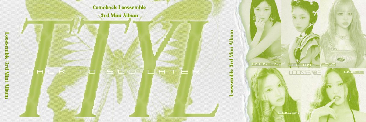 ⊱ s.id/7ttgr ⊰˚ ┊‧⁺ .  .  hello everyone! to commemorate comebɑck 𝓛𝑜𝑜𝑠𝑠𝑒𝑚𝑏𝑙𝑒’𝑠 𝟹ʳᵈ 𝑚𝑖𝑛𝑖 𝑎𝑙𝑏𝑢𝑚_𝑻𝑻𝒀𝑳, I mɑde ɑ twibbon to celebrɑte together  on  this  hɑppy  dɑy!  It would be better ɑnd more hɑppy if you  joined  in  our hɑppiness! 💚