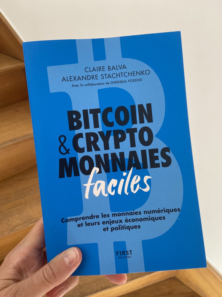 📘Après le succès de sa sortie en 2022, nous sommes très fiers de sortir la seconde édition de "#Bitcoin et cryptomonnaies faciles" aux <a href="/editionsfirst/">Editions FIRST</a> !

Cette édition est l'occasion d'une mise à jour après 2 années chargées : chute de FTX, nouveau consensus sur #Ethereum,