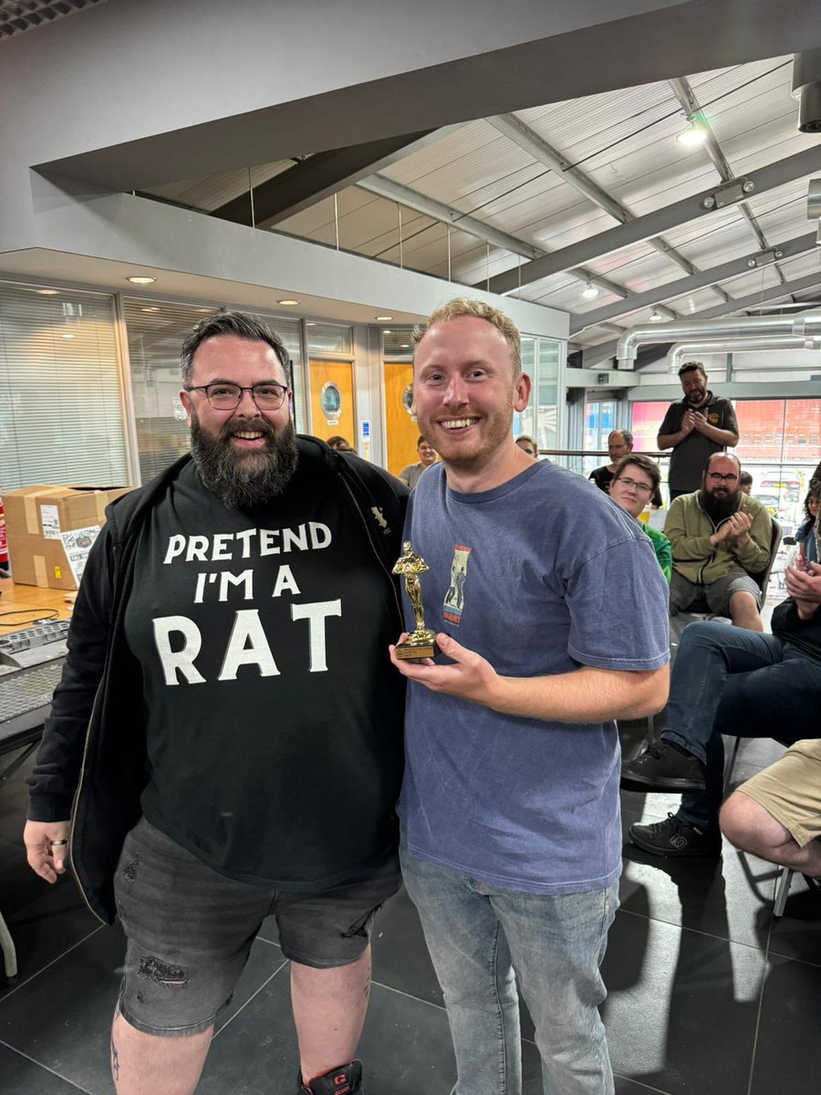 the_black_sun's tweet photo. BLACKOUT VIII - The Winners!

The "I was better in AOS 3.0” Award
Simon Taylor - Kharadron Overlords 

This goes to last place &amp; is named by the previous “winner”, in this case that was @Superpotts - who was very restrained in his naming!

@FireStorm_Games https://t.co/1u9FVkhcCN
