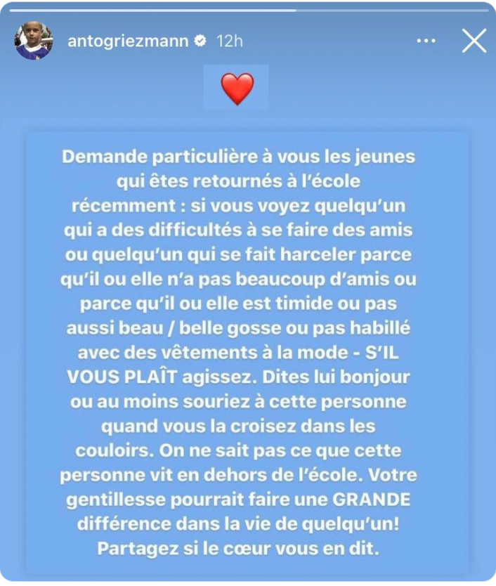 WilTemplier's tweet photo. T'es l'meilleur @AntoGriezmann https://t.co/3Zx5foUK1d
