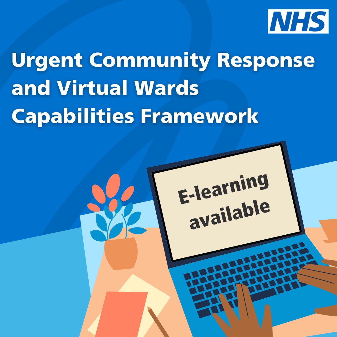 Community Health Services (@nhsenglandchs) on Twitter photo E-learning to support <a href="/skillsforhealth/">Skills for Health</a> #UrgentCommunityResponse and #VirtualWards Capabilities Framework.
It offers related training, best practice of how these capabilities can be used, and practical examples from across the country.
Sign up: learninghub.nhs.uk/Resource/45255… E-learning to support <a href="/skillsforhealth/">Skills for Health</a> #UrgentCommunityResponse and #VirtualWards Capabilities Framework.
It offers related training, best practice of how these capabilities can be used, and practical examples from across the country.
Sign up: learninghub.nhs.uk/Resource/45255…