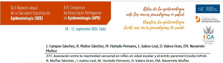 🗓️La próxima semana el grupo EJE participará en la reunión anual de la <a href="/seepidemiologia/">SEE</a> y APE 

✍️El jueves 12 se llevará a cabo la mesa espontánea: Jóvenes investigando en salud pública: multidisciplinariedad y tras su terminación la asamblea anual EJE

Esperamos veros en Cádiz!