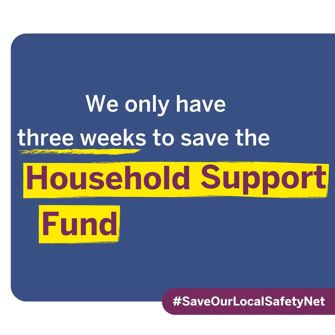 In just three weeks, families across the UK will be unable to receive financial support they need from the #HouseholdSupportFund.
With 3.8 million households relying on it, we can't afford to let this disappear. Write to your MP now: act.childrenssociety.org.uk/page/155582/ac…
#SaveOurLocalSafetyNet