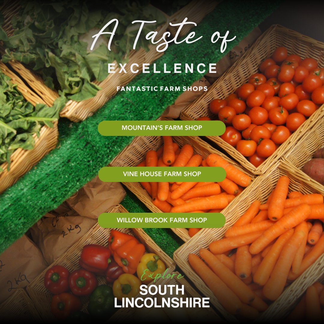 ESLVisitorGuide's tweet image. Farm shops have really upped their gastronomic game in recent years and are well worth a visit.
Discover the 'Fantastic Farm Shops' in South Lincolnshire including @Mountainsfarms1, @Vinehousefarm, and Willow Brook Farm Shop.
CREDIT: Willow Brook Farm Shop