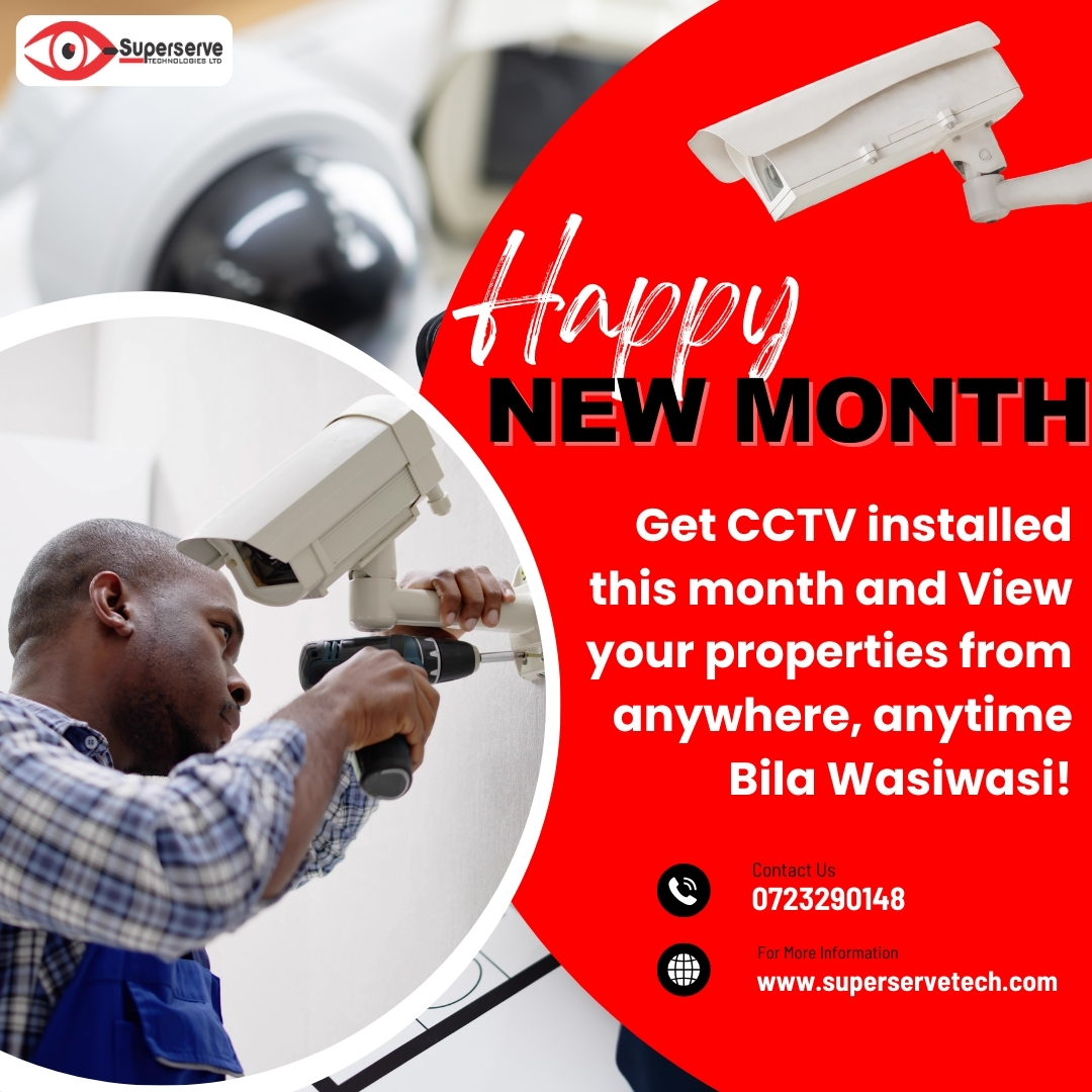 SuperserveT's tweet image. Happy New Month! 🌟
Let September bring you peace of mind with CCTV cameras keeping your properties secure.

#SuperserveTech #SecuritySolutions