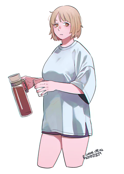 ファにビッグTシャツ着てほしい人生 