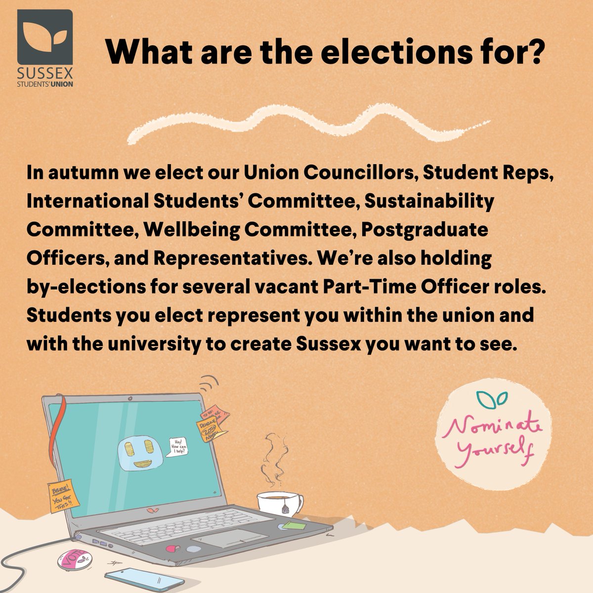 University of Sussex Students' Union tweet media