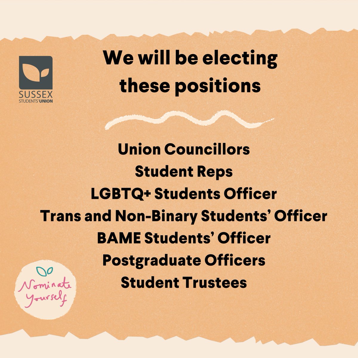 University of Sussex Students' Union tweet media