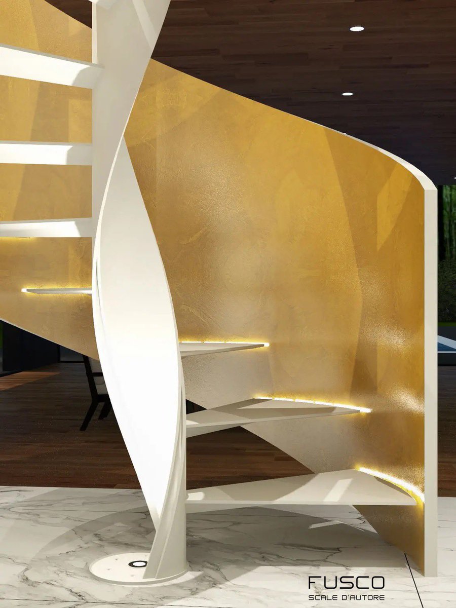 FUSCOSRL's tweet photo. ✨ **Eleganza e Innovazione** ✨

Scopri la bellezza senza tempo della nostra scala elicoidale AXEL by  #fuscoscaledautore 
Porta il tuo spazio a un livello superiore con un elemento architettonico che non passerà inosservato!
#InteriorDesign #Architettura #DesignModerno #Scale https://t.co/bM5Wb7y3ju