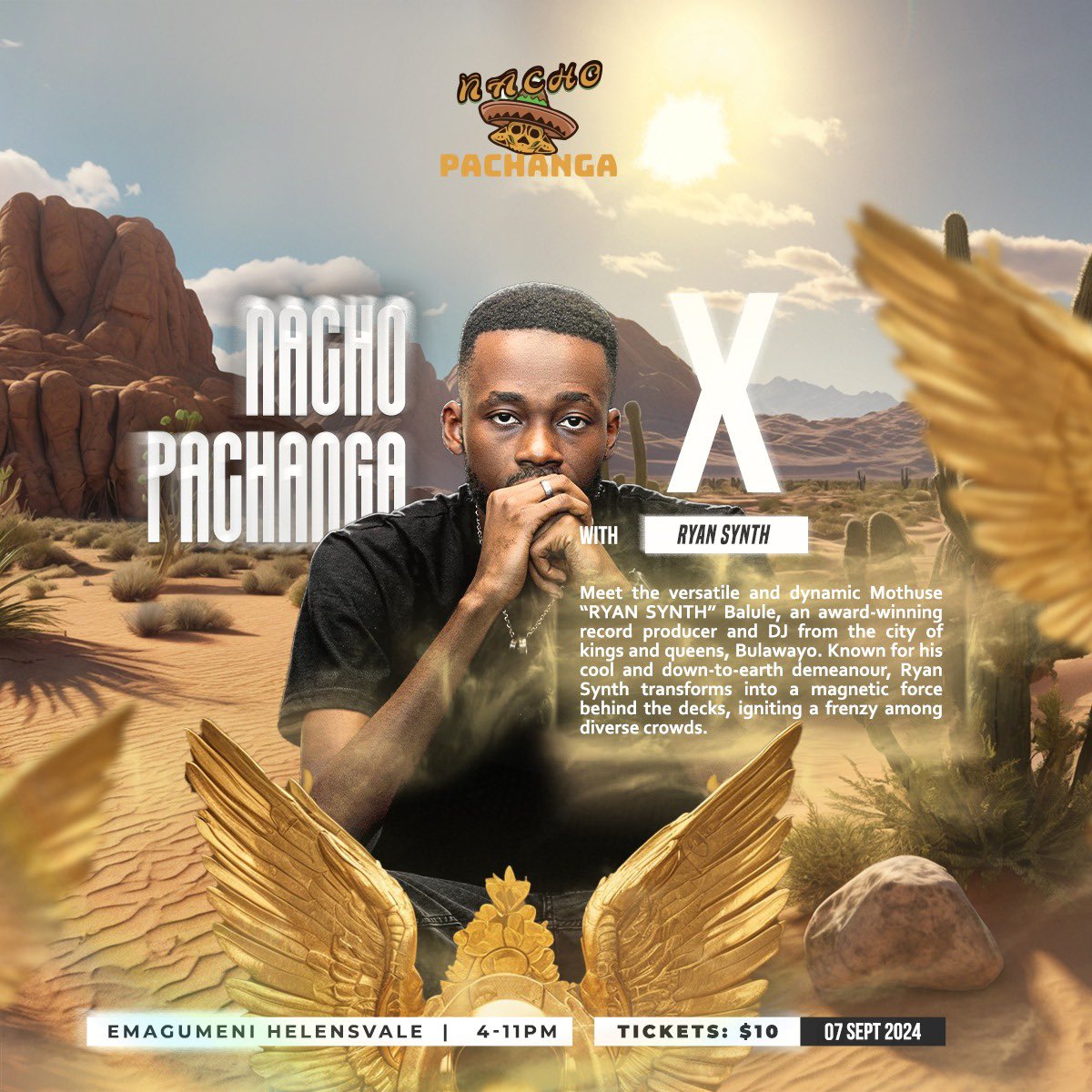 RyanSynth's tweet image. Meet Your DJs For The Nacho PaCHANGA Happening On The 7th of September, Harare - Zimbabwe 

🚨🚧 PURCHASE YOUR TICKET FROM THE COMFORT OF YOUR HOME USING ECOCASH VIA LINK BELOW:

nachomix-tickets.trixaltech.com/#

#NachoPaCHANGA #NachoMix #ryansynth #samuelcosmic #jay