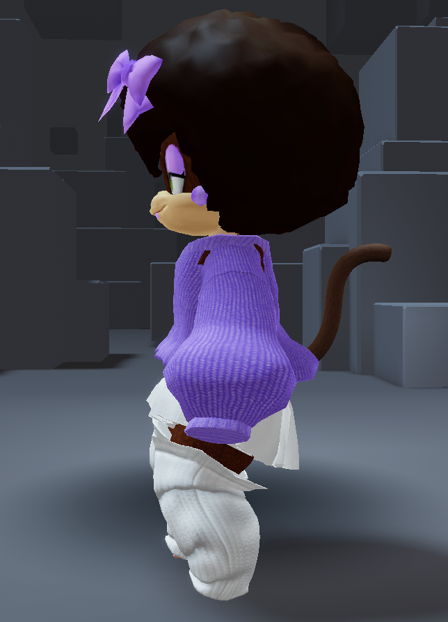 pastelglitterrr's tweet photo. yeah, lily is now real on roblox !! ^-^ 💜🎀

(the head is personal for now, need more robux to make it buyable lol)
#DonkeyKong #DK #donkeykongcountry #dkoc #roblox #robloxugc https://t.co/JnieGTgO1J