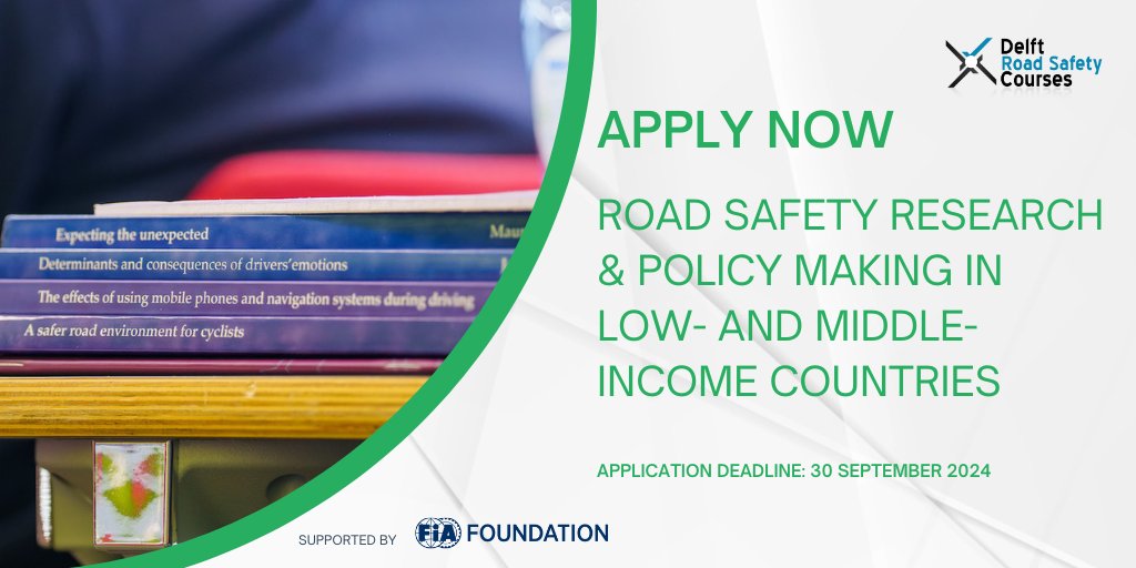 How do we put evidence-based policy making into practice when it comes to implementing the Safe System Approach? 🤔

We cover this &amp; more in our new online course Road Safety Research &amp; Policy Making In Low- And Middle-Income Countries.

Apply here ⬇️

🔗bit.ly/3y0u48Y