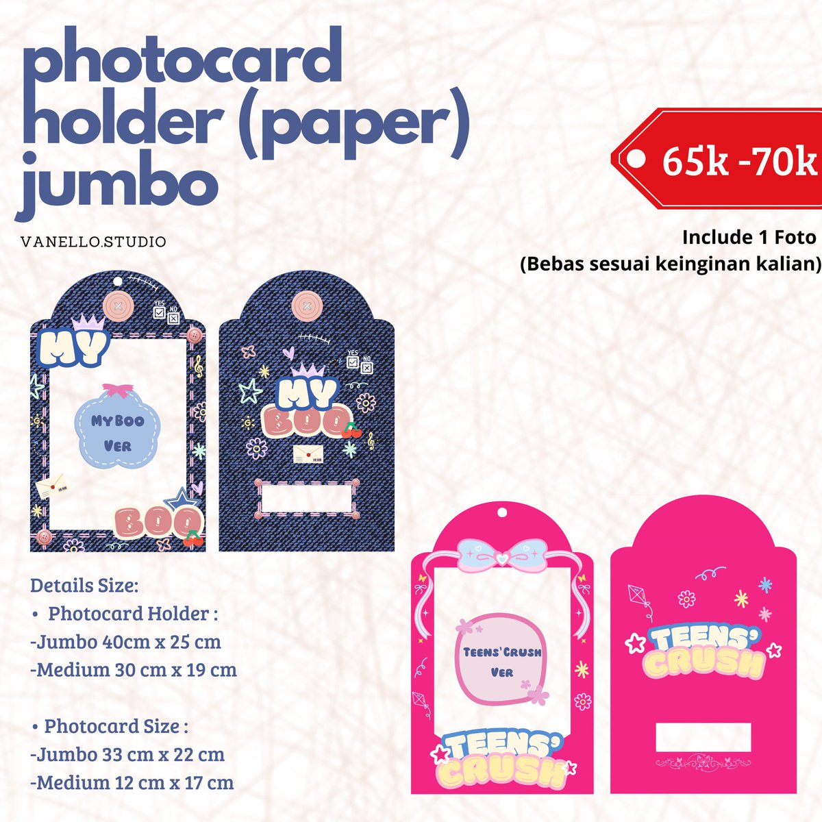 N E L L Y || PO CAHOL JUMBO / Photocard Holder tweet media