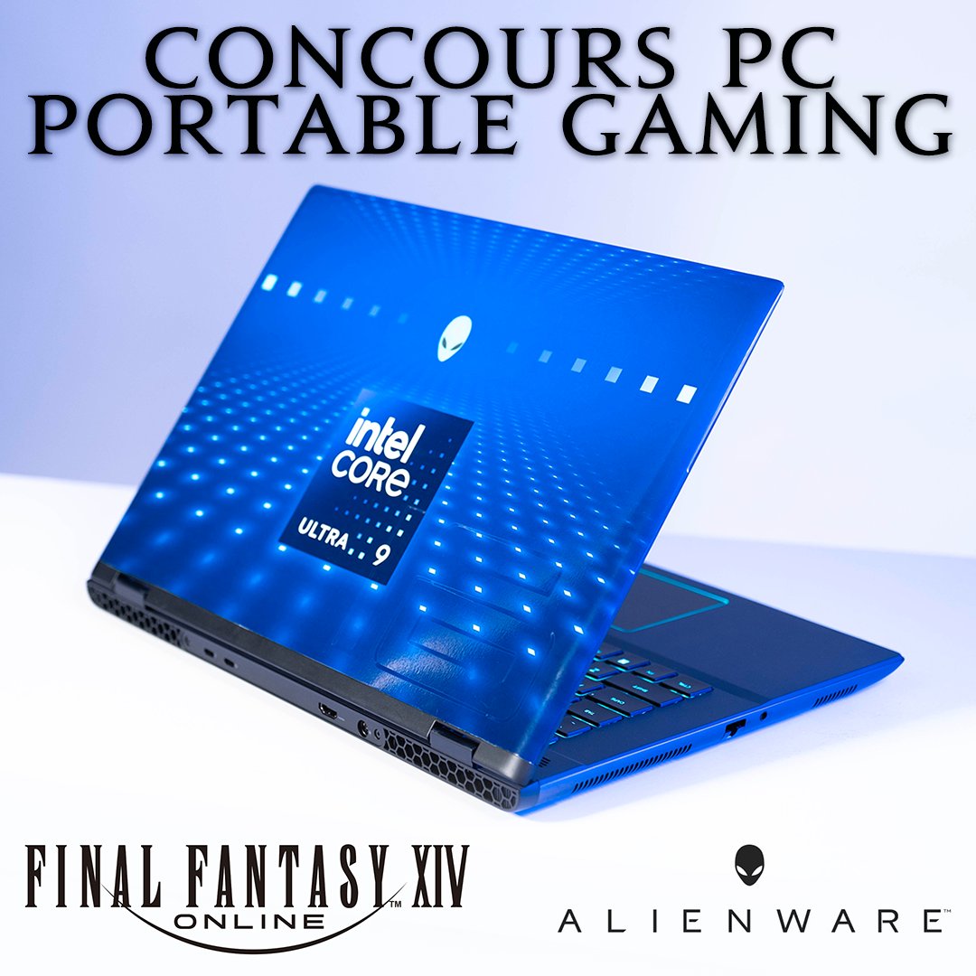 Voici un nouveau concours en partenariat avec <a href="/Alienware/">ALIENWARE</a> ! 👽

➡️ Allez sur sqex.to/jh2qM
🔔 Suivez, repostez ou visitez nos pages #FFXIV
💻 Participez pour tenter de gagner un PC portable gaming !

Conditions générales et règlement officiel : sqex.to/7kipQ