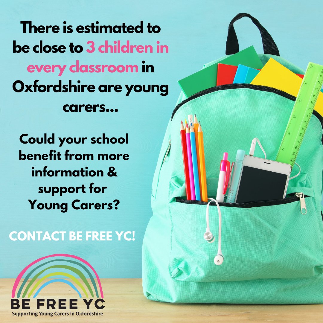 New school? New caring role at home? 🏫🎒

Do you know who your Young Carer Lead is, or is there a Young Carers group set up in your school? 

Maybe you still have questions that need answering? 

1/3

#backtoschool #youngcarers #supportinschools #letsworktogether