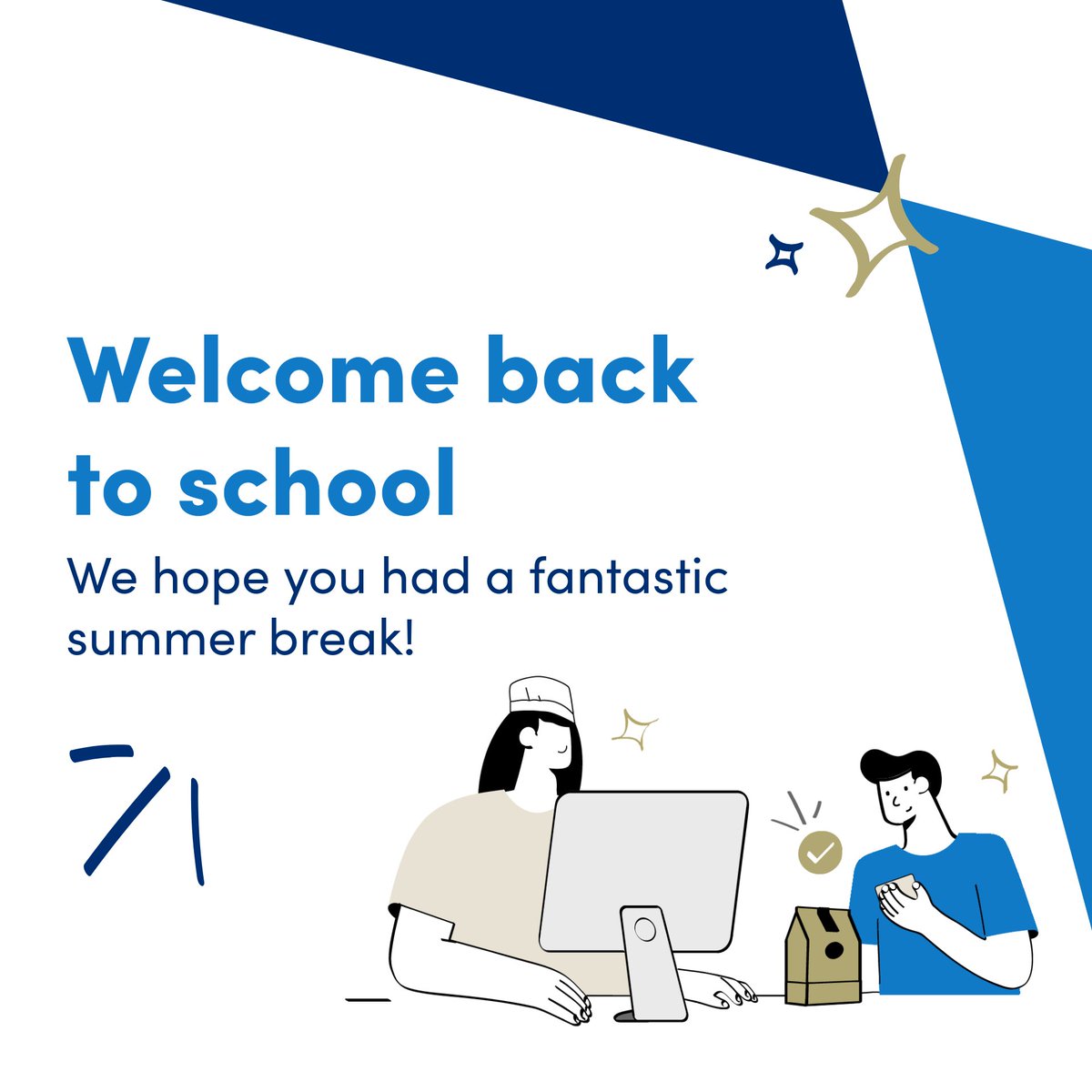 BlueRunnerUK's tweet photo. As many schools kick off the new school year this week, we’re excited to welcome back teachers, staff, pupils, and parents.

Stay tuned to our socials as we share ways in which you can digitise your school meals service for a smooth and successful year ahead! ✨ https://t.co/73F6KufMJt