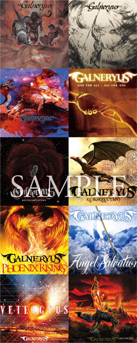 GALNERYUS】 #ガルネリ デビュー20周年記念🔥🔥🔥 旧譜拡売