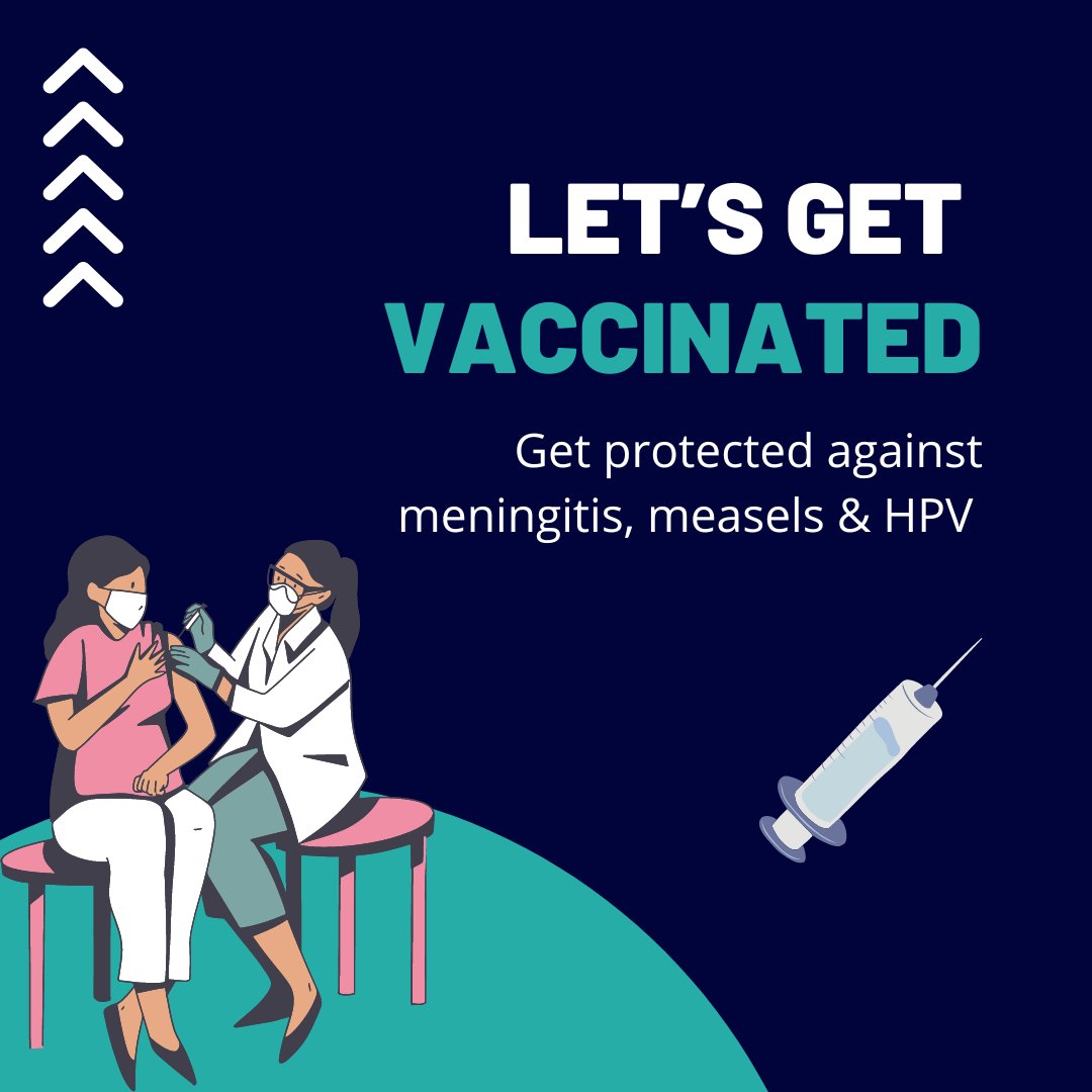 The UK Health Security Agency is reminding all students to get their free NHS vaccinations against meningitis, measles, and HPV. It's the best way to keep you safe and prevent the spread of infection. 🏥