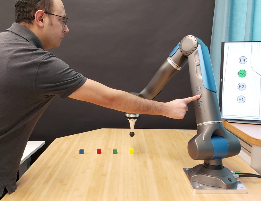 ScienceMagazine's tweet image. A new @SciRobotics study describes how a robot can recognize and interpret symbols or letters handwritten on its body by using its force-torque sensors with #DeepLearning algorithms. scim.ag/8dF