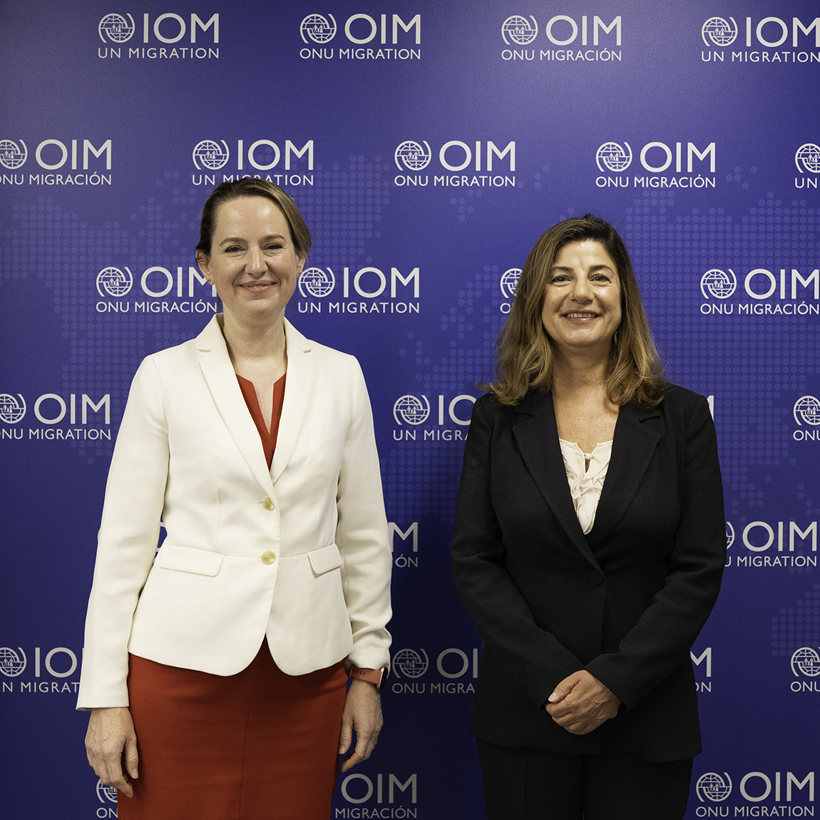 TheICMP's tweet image. ICMP Director-General @KatBomberger met with IOM Director-General Amy Pope (@IOMchief) in Geneva, Switzerland, last week. The meeting focused on enhancing cooperation with IOM amid the rising number of #missingmigrants globally. #ICMP and #IOM have had a signed Cooperation