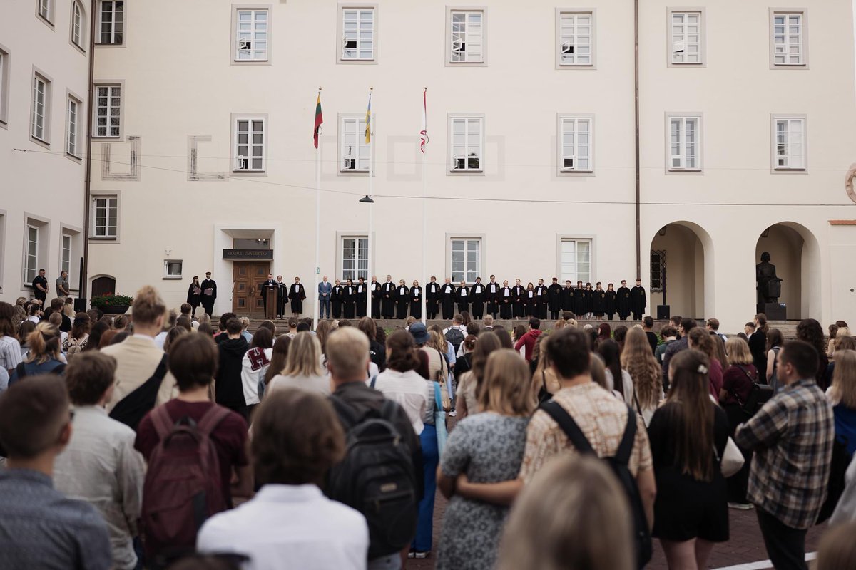 Beginning of the new academic year #VilniusUniversity