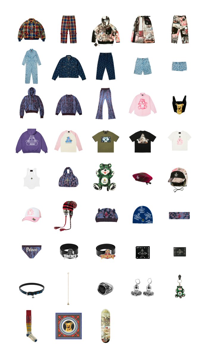 Palace x Vivienne Westwood releasing this week