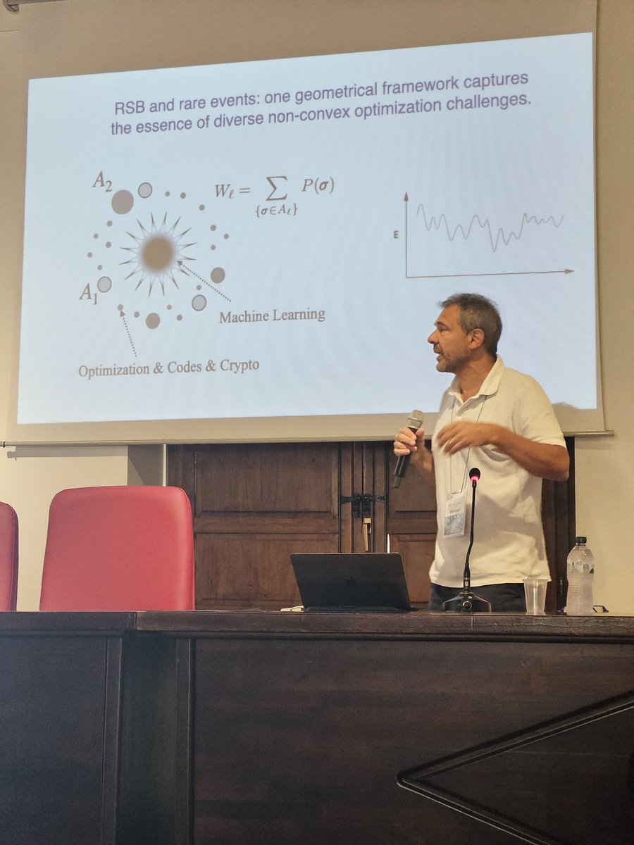 #RockinAI #Roccella Great kickoff talk from Riccardo Zecchina @r_zecchina